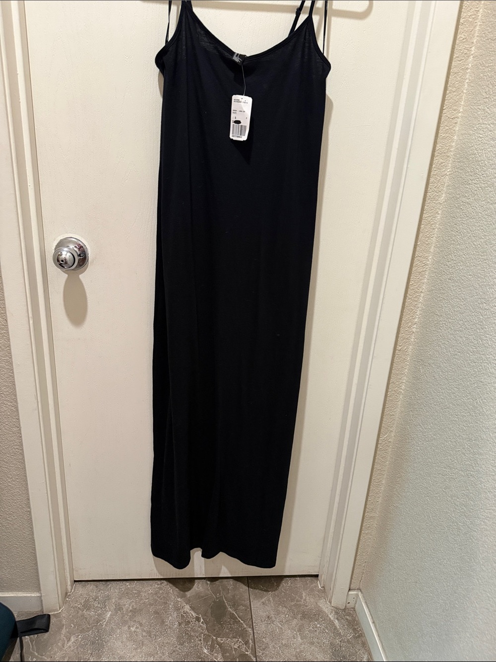 Forever 21 Black Maxi Slip Dress